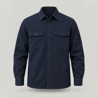 Navy utility shirt
