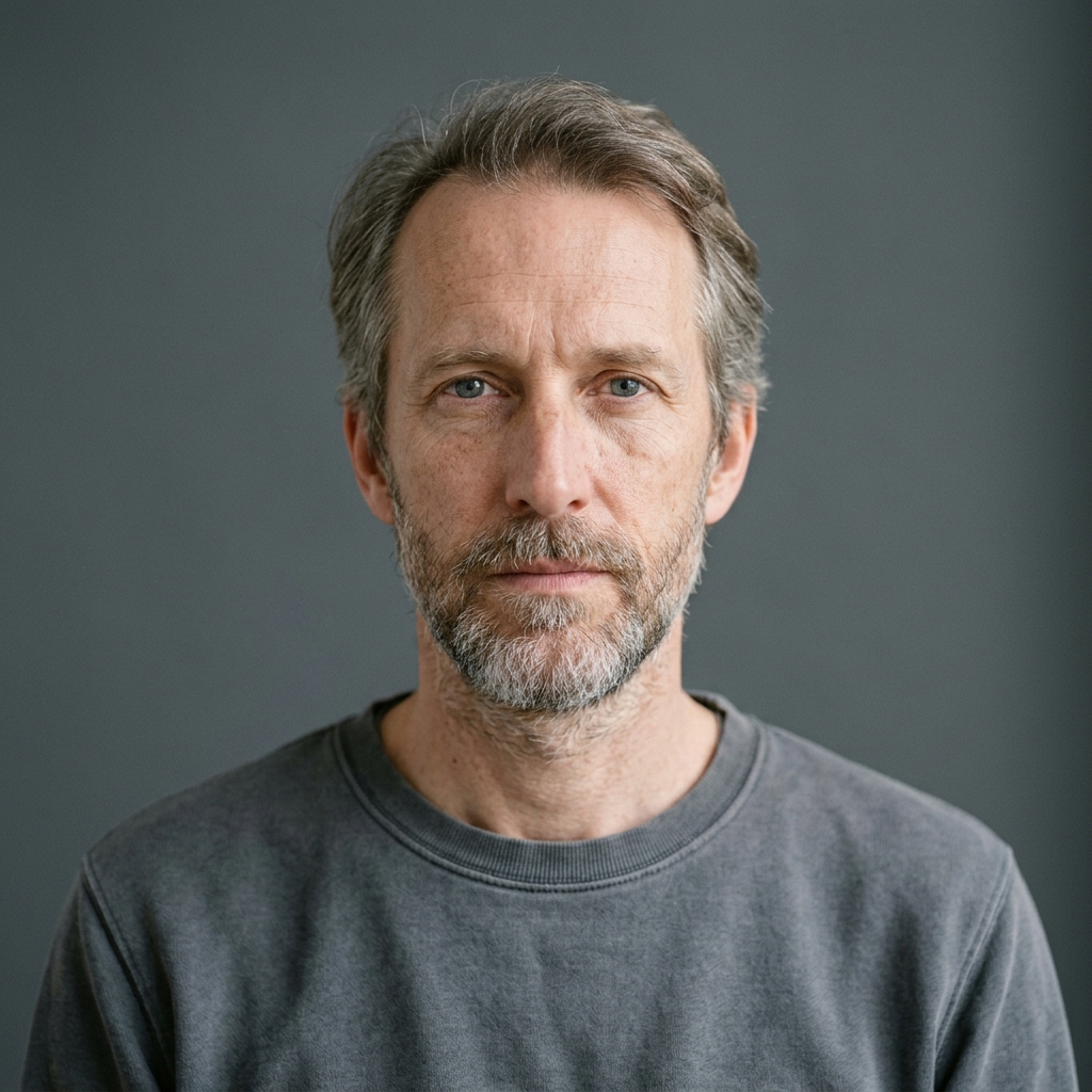 James O'Brien (AI-generated example portrait) — Front